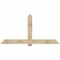 Ekena Millwork Eugene Rough Sawn Timber Gable Bracket, Douglas Fir, 84"W x 42"H x 6"D x 6"F, 12/12 Pitch GBW084X42X0606EUG00RDF - alternate 1